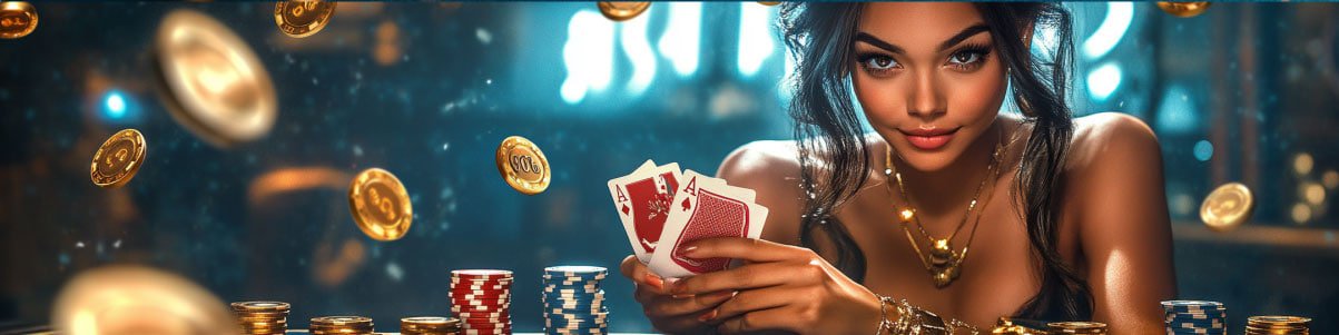 JILI live-dealer studio with multi-camera setup and real dealer at baccarat table